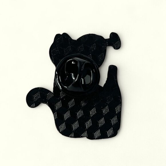 Fun Cat with Wine Bottle and Sunglasses Brooch - Quirky Enamel Lapel Pin - Picture 6 of 6